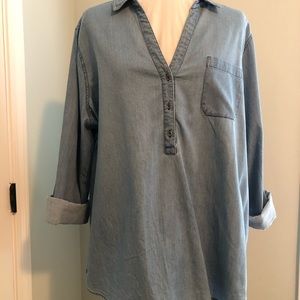 Old Navy XXL chambray tunic.